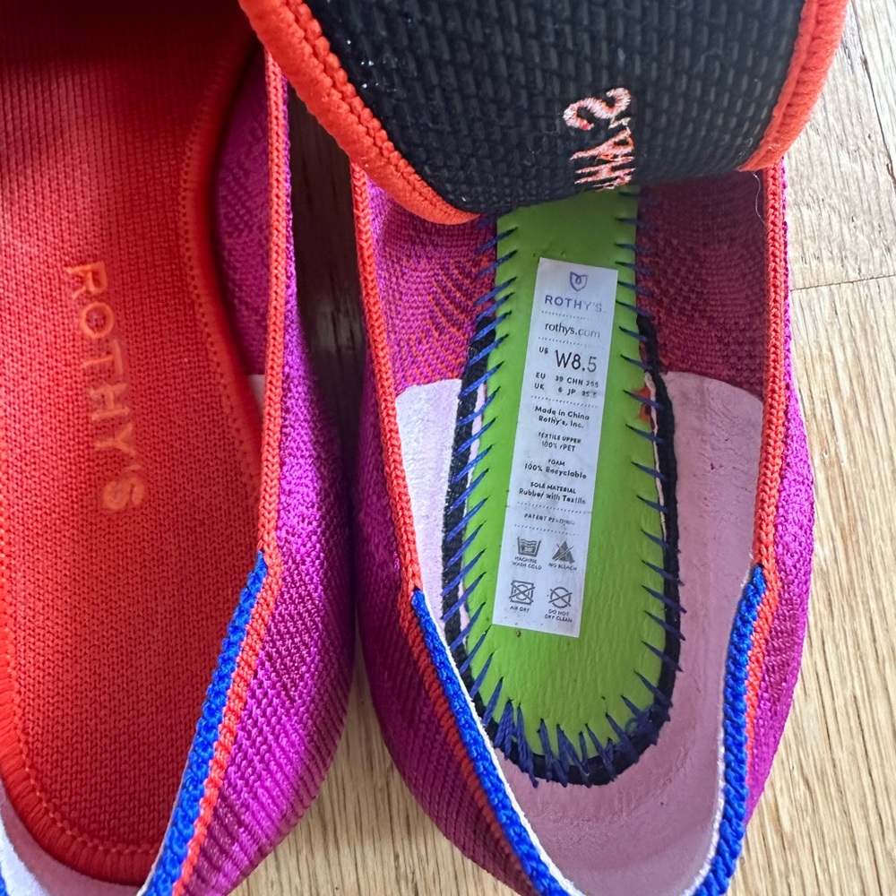 Rothy’s pointed loafers size 8.5 - Picture 2 of 3